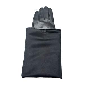 Hochwertige lange Schaffell-Leder handschuhe für Damen Winter Wind dichte warme Handschuhe für den täglichen Gebrauch Direkt verkauf im einfachen Stil - Product Image 5