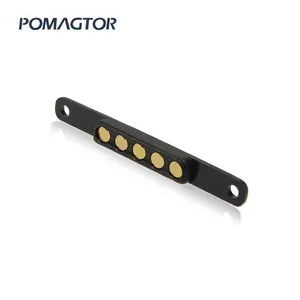 Conector de pino personalizável, fabricante profissional personalizável de 1pin/2pin/3pin/4pin/5pin/6pin pogo