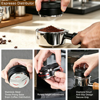 Soton Premium Station de Tamponnage en Bois Massif, Support de Rangement pour Filtres à Café, Organisateur en Bois, Plateau pour Accessoires de Barista