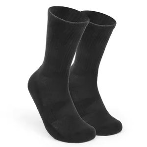 Calcetines de algodón casuales para hombre SB1164, de media pantorrilla, color sólido, transpirables, de compresión, antideslizantes, hechos a medida para correr. - Product Image 3