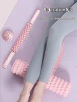 Rouleau en mousse PP professionnel pour la relaxation musculaire et le massage de fitness - Ne sert pas à amincir les jambes - Rouleau de yoga à picots