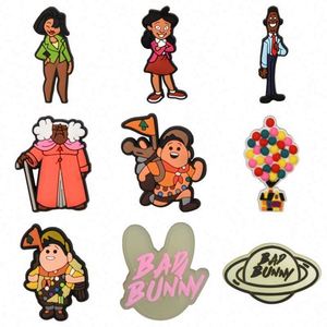 Cadeau pour enfants New Hey <span class=keywords><strong>Arnold</strong></span> PVC sabot Charms Figures Elodeon Set 90S Classic Cartoon Shoes Decoration Accessories - Product Image 1