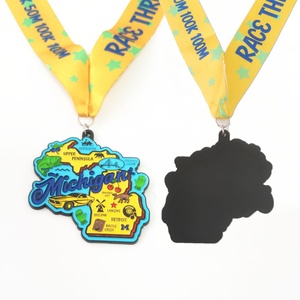Medallas de Metal para Souvenirs al por Mayor, Medallas Deportivas Personalizadas para Maratón, Medalla Destapadora de Botellas con Cinta - Product Image 3