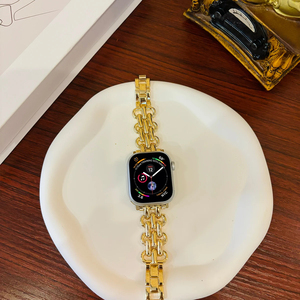 Bracelet en métal pour <span class=keywords><strong>Apple</strong></span> <span class=keywords><strong>Watch</strong></span> Series 9 8 7 6 5 <span class=keywords><strong>4</strong></span> Se 40mm 41mm 44mm 45mm, bracelet pour femme pour Iwatch Ultra 2 49mm 38 42mm - Product Image 6