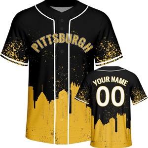 Maillots de baseball personnalisés pour hommes et femmes, cadeaux pour fans, anti-bactériens, anti-humidité, imprimés, cousus, personnalisables - Product Image 6