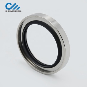 Retén de aceite de PTFE con carcasa de acero inoxidable SS304, 52*62*7, 52x65x8, 53*75*10, 54x90x10, piezas de reparación de sellos rotativos para compresores de aire - Product Image 2
