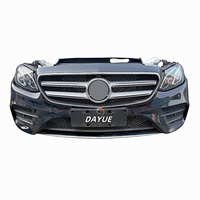 Pare-chocs avant en plastique d'origine d'occasion pour Mercedes-Benz Classe E 213 (2017-2020), fixation par boulons, ajustement universel, peinture noire, garantie 1 an