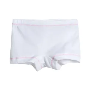 IBaifei OEM pamuk çocuklar kız külot yumuşak nefes kısa yürümeye başlayan iç çamaşırı Knickers bambu dikişsiz yumuşak bebek kız Undies