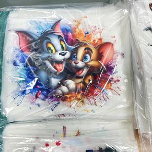 ויניל צפיפות גבוהה עבור dtf מדבקות 3D אפקטים חזותיים 3D לוגו מותאם אישית חום העיתונות נייר דפוס העברת עמיד למים - Product Image 1