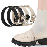 Sangles de cheville pour chaussures élastiques Sangles de talon détachables pour talons hauts Femmes tenant des chaussures lâches à talons hauts