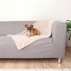 Soft <b>Blanket</b> 100 X 70 Cm Beige Pet Throw Cozy Warmth For Dogs Cats - Product Image 2