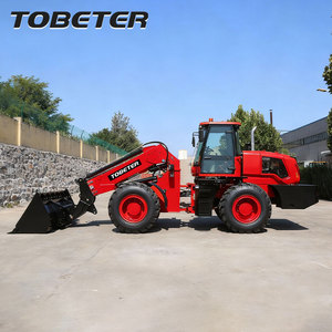 Tobetertop nhỏ gọn 8ton Mini <span class=keywords><strong>Skid</strong></span> <span class=keywords><strong>Steer</strong></span> <span class=keywords><strong>loader</strong></span> Điều kiện Mới động cơ diesel 4x4 bánh xe Kính thiên văn kết thúc trước máy - Product Image 5