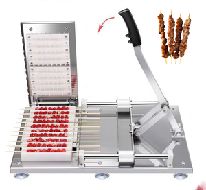 Machine à brochette automatique Machine à brochette de rôtisserie Machines à brochette de crevettes - Product Image 5