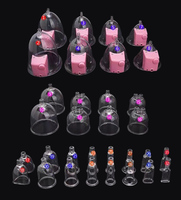 Masseur vibrant pour le soin des seins, lifting des fesses, raffermissement, stimulation des mamelons, machine à ventouses sous vide