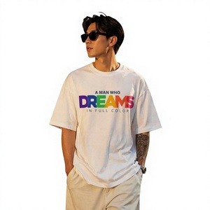 T-shirt pour homme à coupe classique imprimé sur mesure, 100% coton, manches courtes, col rond, streetwear décontracté, t-shirt graphique, vêtements en gros - Product Image 6
