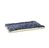 Coussin pour animaux de compagnie en fausse fourrure, tapis imprimé pour chien, coussin doux, tapis de couchage rectangulaire pour chats et petits animaux d'intérieur
