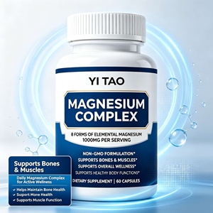 Cápsulas de Magnesio Complejo de Marca Privada 1000mg 8 Formas para Huesos, Músculos y Bienestar OEM 60 Unidades - Product Image 6