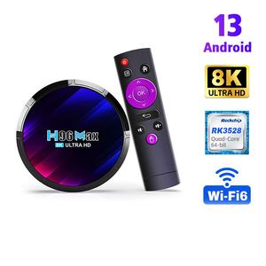 HaoMing H96 <span class=keywords><strong>MAX</strong></span> 8K Smart TV Box Android 13 Set Top Box Android TV Dongle con WiFi 6 TV 8K OTT Box RK3528 para <span class=keywords><strong>Firestick</strong></span> - Product Image 2