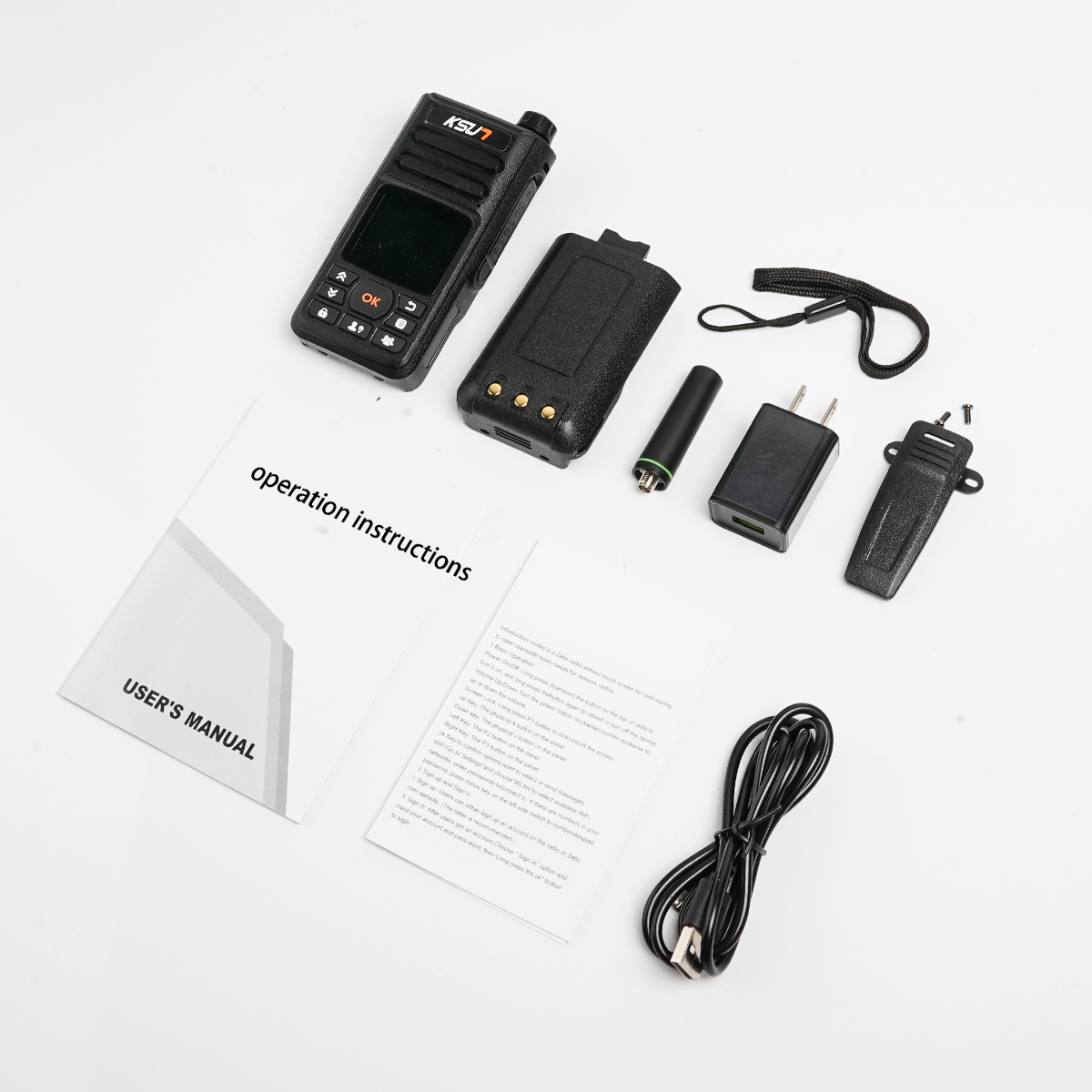 KSUN ZL18 4G LTE POC Radio - GPS, Wifi, BT Walkie Talkie