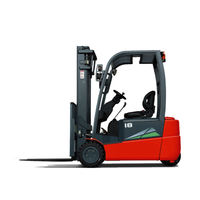 Forklift Counterbalance China Electric CPD18HC 4WD Baterai Asam Timbal, Penggeser Samping Hidrolik, Ban Pneumatik, 48V, Operasi Duduk