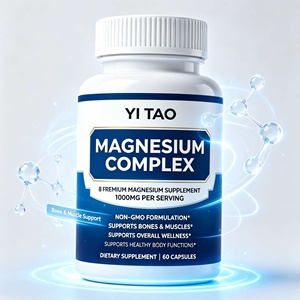 Cápsulas de Magnesio Complejo de Marca Privada 1000mg 8 Formas para Huesos, Músculos y Bienestar OEM 60 Unidades - Product Image 2