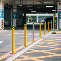 Vente en gros de poteaux de signalisation routière à néon haute performance pour entrepôts intérieurs, barrière de sécurité routière