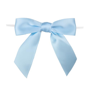 Ruban en satin personnalisé en gros avec nœud torsadé pré-fait pour emballage cadeau, panier de mariage, fête prénuptiale, emballage de gâteau - Product Image 1