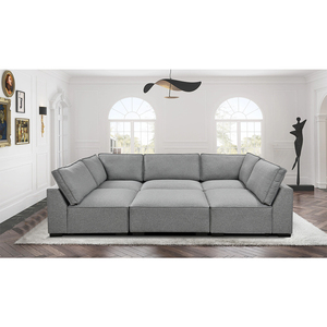 EU Tianhang Factory Direct Sales Full <b>Bed</b> Combination Corner Color Fabric Can Be Customized Living Room - Product Image 2