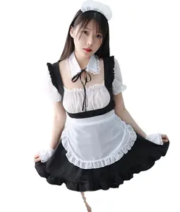 Ecowalson Ngọt Ngào Lolita Ăn Mặc Vintage In Ren Thiên Thần Ren Bowknot Eo Cao Victoria Ăn Mặc Kawaii Cô Gái Gothic Lolita Op