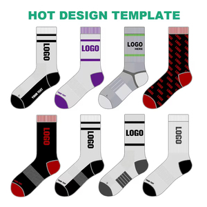 Custom Free Design Personalised Athletic Sports <b>Socks</b> Made Your Own Logo Workout Men <b>High</b> Quality Wholesale - Product Image 6