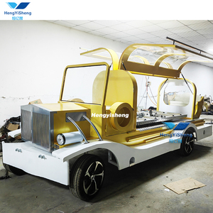 Carro de caballos de ataúd blanco y negro Transporte especial Carro funerario de caballos Carro funerario eléctrico al por mayor - Product Image 4