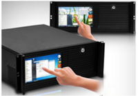 Boîtier de serveur compact LCD 4U, châssis en rack, boîtier de PC industriel EKI-N475LT