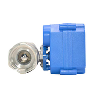 Vanne à bille électrique motorisée, Mini Port complet, mppt fileté, en acier inoxydable, avec effet eau, vente en gros,