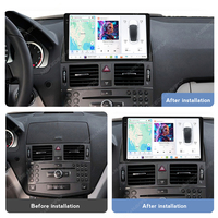 DUDUAUTO A7870 12 + 512G Android 13 2K Écran Autoradio Lecteur Multimédia pour Mercedes Benz Classe C 3 W204 S204 2006-2011