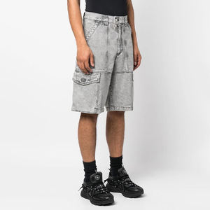 2023 vente en gros hommes été <span class=keywords><strong>Jean</strong></span> Shorts Baggy mode ample <span class=keywords><strong>Cargo</strong></span> Shorts <span class=keywords><strong>Jean</strong></span> pour hommes décontracté hommes <span class=keywords><strong>Jean</strong></span> Shorts - Product Image 5