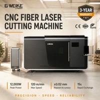 Gweike - Meilleur fournisseur - Machine de découpe laser à fibre à double table haute vitesse 3015GA pour tôles métalliques - Prix compétitif