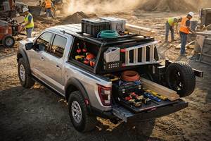 ฝาครอบกระบะท้ายแบบครึ่งคัน <span class=keywords><strong>ส</strong></span>ำหรับรถกระบะ 4x4 เช่น Dodge RAM, Canopy, Byd Shark 6, Mazda Bt50, F150, Silverado, Tundra, Ranger - Product Image 4