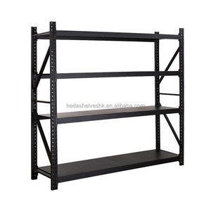 Sistemas de almacenamiento de almacén de 4 capas de largo alcance Estantes comerciales de acero de servicio medio para almacén Industrial usado - Product Image 3