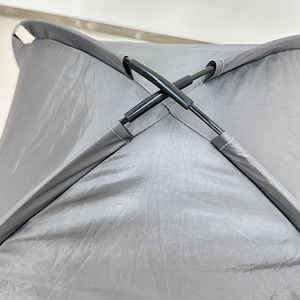 Lit de camping surélevé toutes saisons pour animaux de compagnie avec auvent pare-soleil, imperméable, anti-humidité, respirant, pour chiens et chats, design uni et tendance - Product Image 2