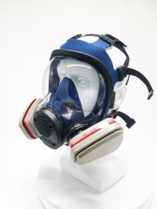 OEM/ODMCE masker <span class=keywords><strong>Respirator</strong></span> wajah penuh silikon, masker Gas industri dapat digunakan kembali dengan filter <span class=keywords><strong>OV</strong></span>/P100 untuk mengecat, bahan kimia - Product Image 4