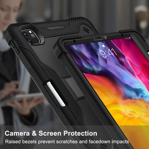 Étui rigide pour tablette iPad Pro de 11 pouces, 2021, boîtier robuste résistant aux chocs, antidéflagrante, avec porte-crayon <span class=keywords><strong>Apple</strong></span> - Product Image 2