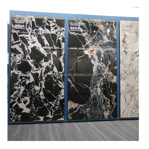 Losa de Piedra Sinterizada de Porcelana Blanca Pulida Calacatta de 1200x2400 mm, Mesa de Noche Grande Gris para Uso en Exteriores y Comedor - Product Image 4