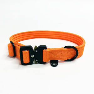 Luxus 2.5CM 4CM Tactical Combat Hunde geschirr Set Verstellbares Halsband Metalls chnalle Personal isierte Hunde leine für Spaziergänge für große - Product Image 6