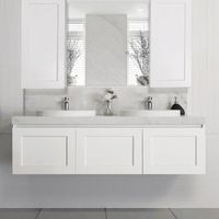 Doubles bols de salle de bains en pvc, Vanity espagnol et espagnol pour maquillage de salle de bains, en vente