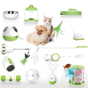Boule d'alimentation automatique pour animaux de compagnie, fabricant de nourriture PetGeek, ballon à roulement, nourriture électrique interactive, jouet, orbe pour chien