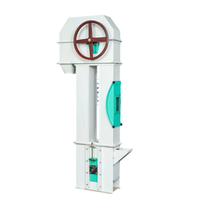 Élévateur à godets vertical à grande capacité, résistant à l'usure, machine complète de levage de céréales pour l'utilisation en usine de rizerie