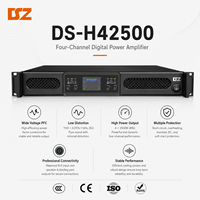 Amplificateur de puissance numérique PA de classe D 4*2500W, amplificateur de puissance PFC à 4 canaux à large plage de tension pour système de sonorisation de scène