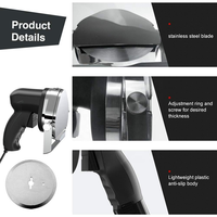 Nouvelle machine à shawarma électrique portable 220V à batterie pour trancher la viande fraîche de kebab doner – Machine à snacks