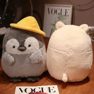 Schöne Pinguin mit Melonsamen Plüschpuppe Karikatur Plüschtiere Kawaii Anime 8 Zoll Plushies Klauenmaschine Plüschtiere Puppe für Mädchen