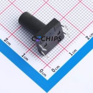 KH-12X12X17H-TJ Tactile Switch Through hole Component (THT)-4P,12x12mm Switch 12mm 12mm 17mm - Product Image 2